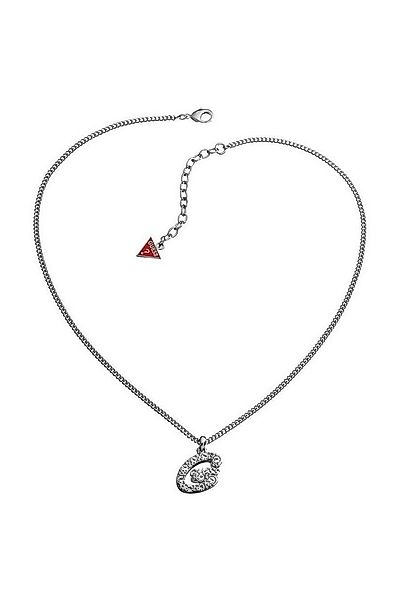 Guess Collier Damencollier Halskette Metall 20cm Silber UBN31201, Zirkonia, günstig online kaufen