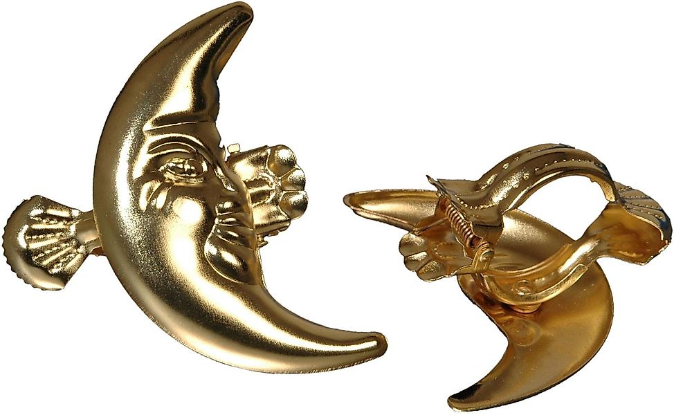 Liedeco Dekoklammer Mond, Gardinen, Vorhänge, (Packung, günstig online kaufen