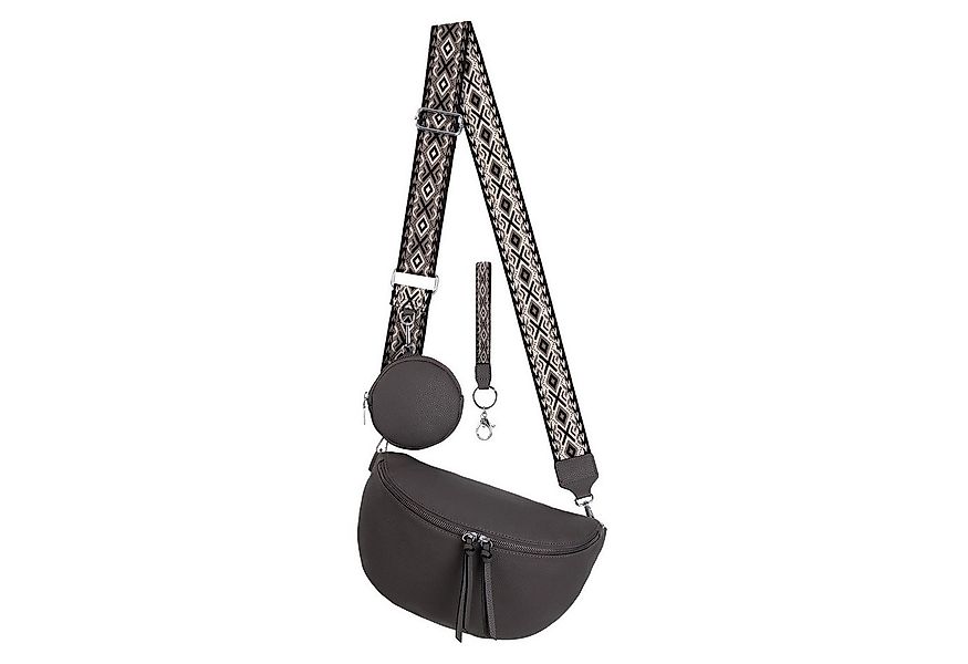 EAAKIE Gürteltasche Bauchtasche Umhängetasche Crossbody-Bag Kunstleder Ital günstig online kaufen