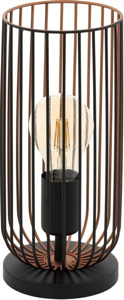 EGLO Tischleuchte ROCCAMENA Tischlampe, Nachttischlampe, schwarz, günstig online kaufen