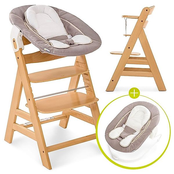 Hauck Hochstuhl Alpha Plus Natur - günstig online kaufen