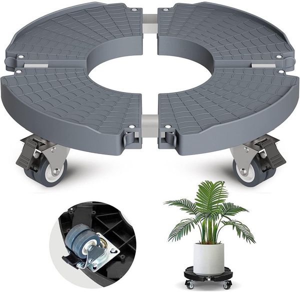 NUODWELL Pflanzenroller Pflanzenroller Blumenroller Außen 39-54cm günstig online kaufen