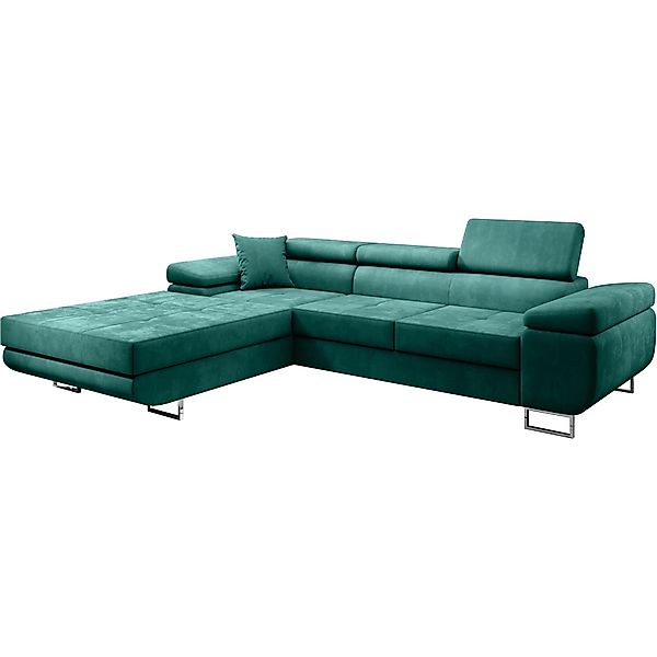 Beautysofa Ecksofa Alons mit Schlaffunktion auf günstig online kaufen