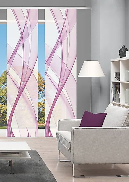 Vision Schiebegardine »PACOLIA« Paneelwagen 2 Stk. tlg. SET,SCHIEBEVORHANG, günstig online kaufen