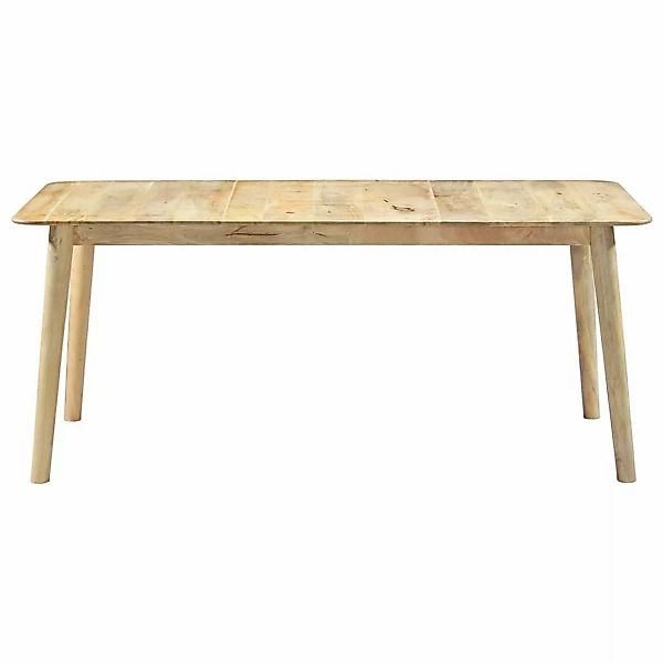 vidaXL Esstisch 180×90×76 cm Mango Massivholz Natur günstig online kaufen