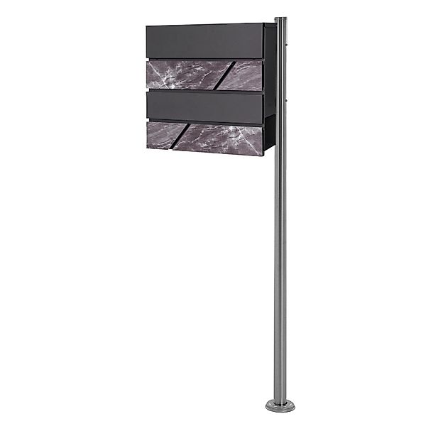 ML-DESIGN Standbriefkasten Briefkasten Postkasten mit Zeitungsfach, günstig online kaufen