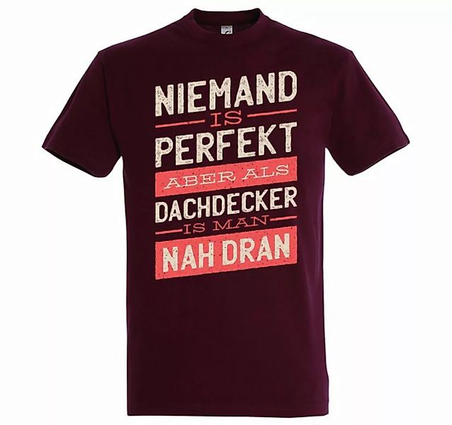 Youth Designz T-Shirt Dachdecker Herren Shirt mit lustigem Spruch Frontprin günstig online kaufen
