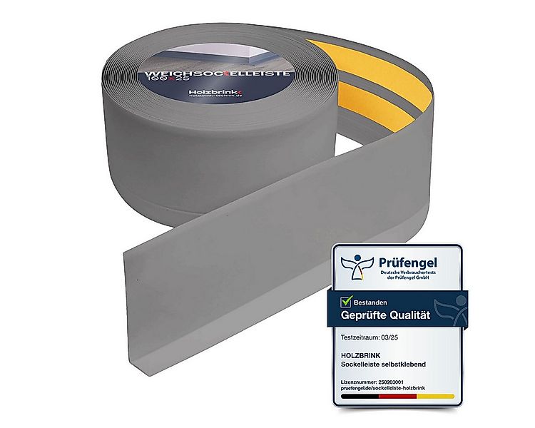 HOLZBRINK Sockelleiste HOLZBRINK selbstklebend PVC 100x25mm, 1 m, L: 100 cm günstig online kaufen