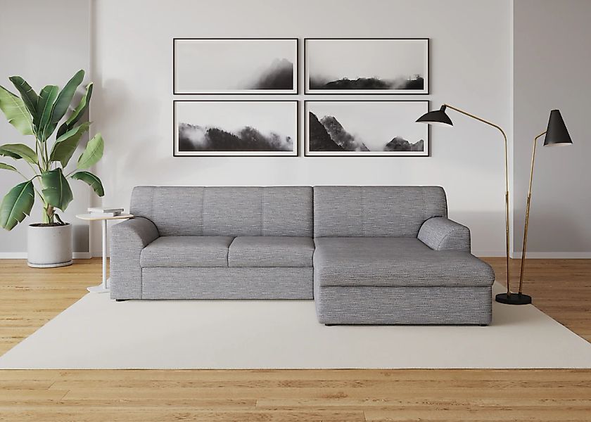 DOMO collection Ecksofa "Topper, elegant und zeitlos, kompaktes Stellmaß 24 günstig online kaufen