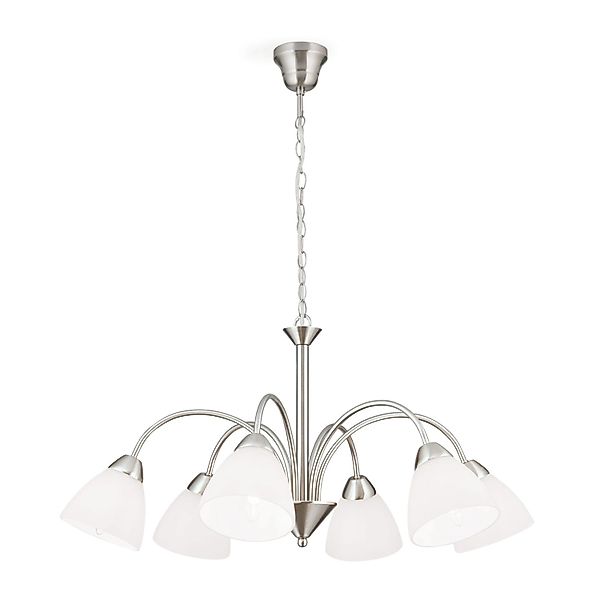 Orion Leuchten Hängeleuchte Susan 60 cm Satin 6 x E14 günstig online kaufen