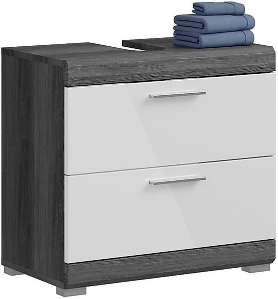 INOSIGN Waschbeckenunterschrank Siena, Breite 60cm, 2 Schubkästen, mit Siph günstig online kaufen