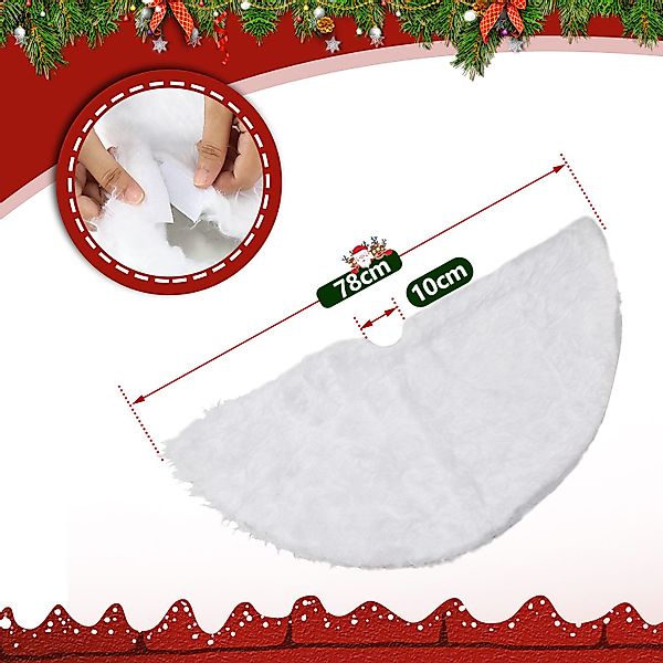 Clanmacy Weihnachtsbaumdecke Weihnachtsbaumdecke,Baumteppich Weihnachten ru günstig online kaufen