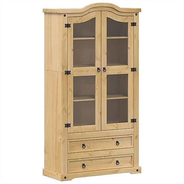 vidaXL Buffet Buffet Buffetschrank Vitrine Corona 99x43x187 cm Massivholz K günstig online kaufen