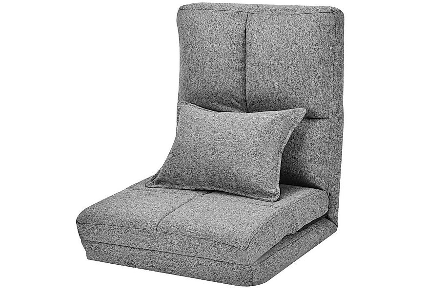 COSTWAY Relaxsessel, mit verstellbarer Lehne&Kissen,klappbar günstig online kaufen