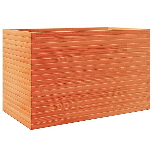 vidaXL Pflanzkübel Wachsbraun 110x60x68,5 cm Massivholz Kiefer 3282506 günstig online kaufen