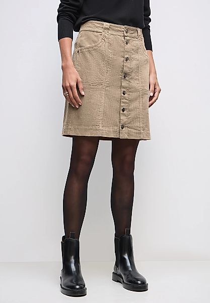 STREET ONE Minirock, mit durchgehender Knopfleiste günstig online kaufen