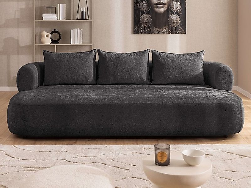 Home affaire Big-Sofa »LUSSAC 4-Sitzer Design-Sofa mit Zierkissen, Maße B/T günstig online kaufen