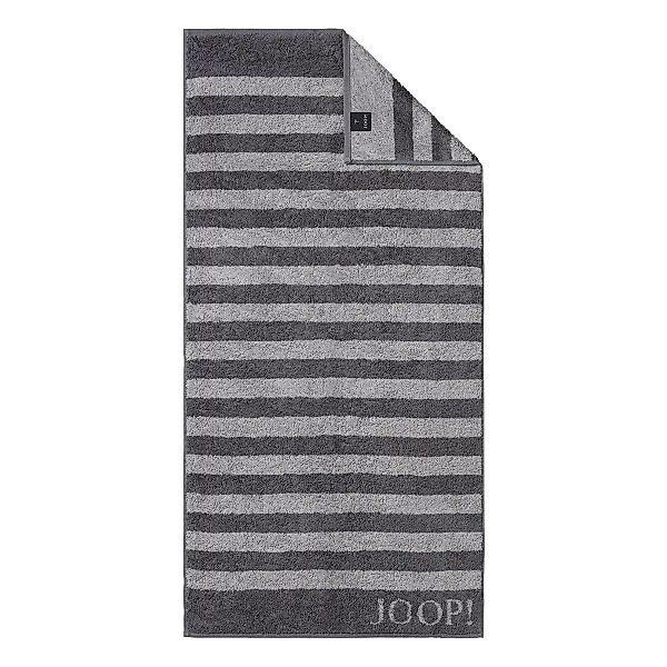 JOOP! Handtücher Classic Stripes 1610 Anthrazit - 77 Handtücher grau Gr. 50 günstig online kaufen