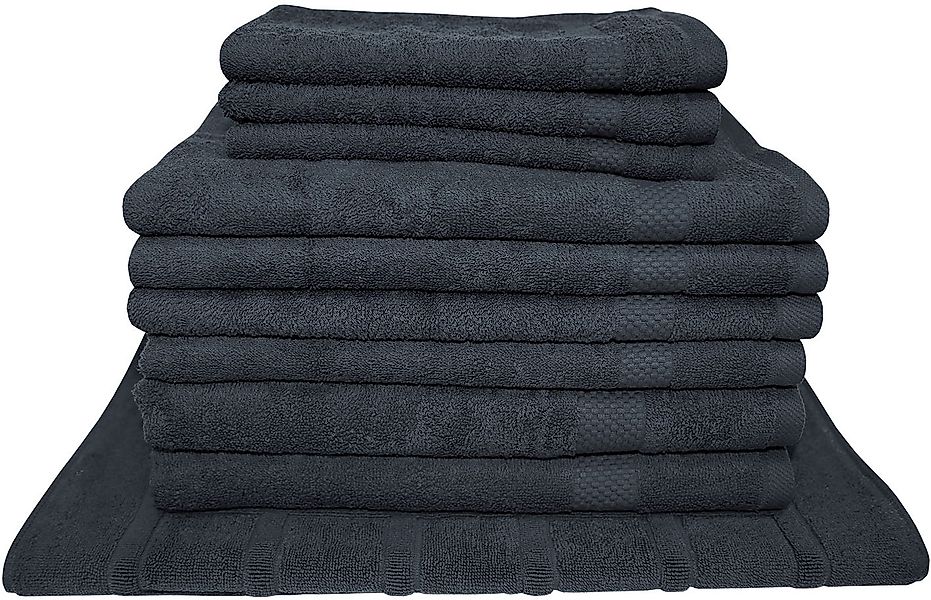 Dyckhoff Handtuch Set »Planet«, Set, 10 tlg., Frottier, Umfangreiches Badez günstig online kaufen