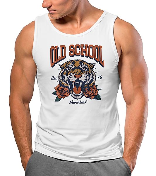 Neverless Tanktop Herren Tank-Top Print Tiger günstig online kaufen