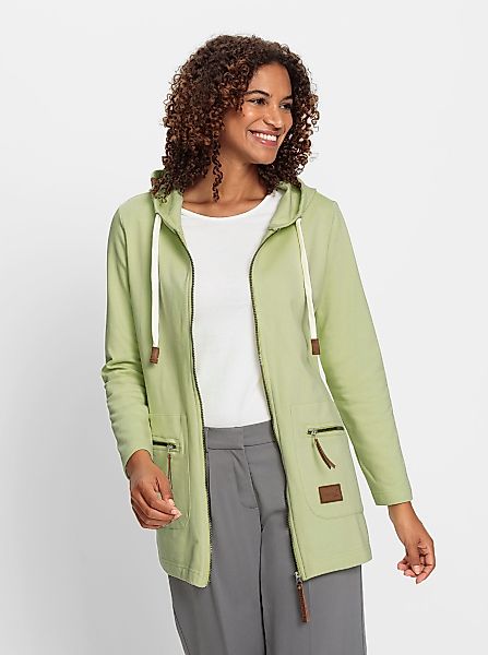 Casual Looks Shirtjacke "Sweatjacke" 1 Stk. tlg. günstig online kaufen