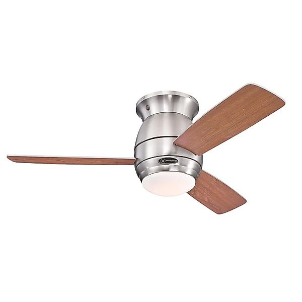 WESTINGHOUSE Deckenventilator Halley Nickel 112 cm mit Beleuchtung und Fern günstig online kaufen