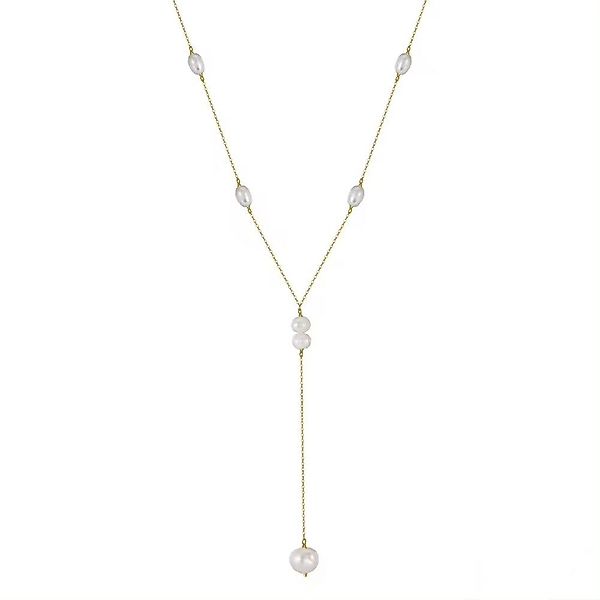 Runde Perlé Perlenkette Marie, lange Halskette, günstig online kaufen