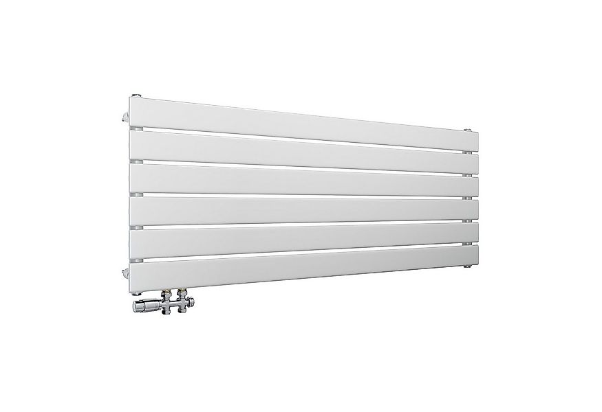 SONNI Heizkörper Heizkörper Wasserbeheizte Heizkörper,Breite 1200mm,Schwarz günstig online kaufen