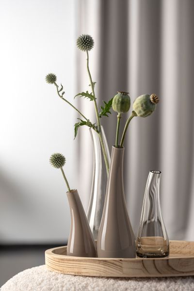 LEONARDO Dekovase »Vase ARCO 25 cm taupe« günstig online kaufen