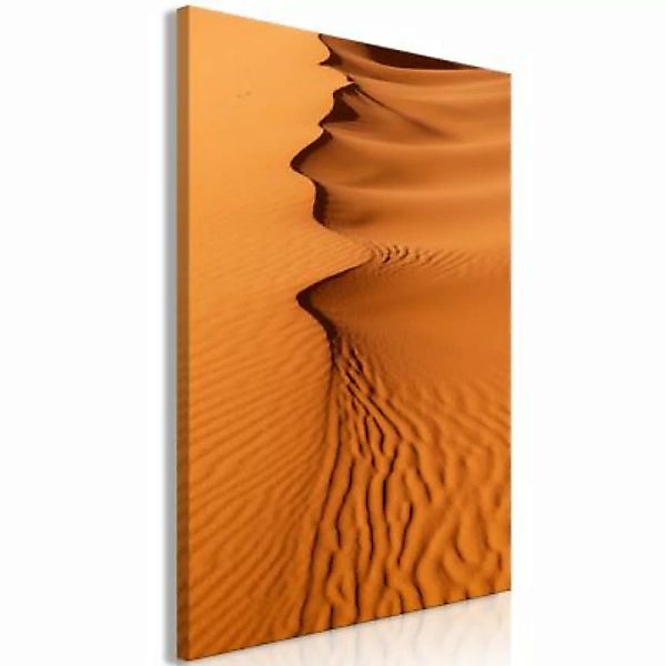 artgeist Wandbild Sandy Shapes (1 Part) Vertical orange/schwarz Gr. 40 x 60 günstig online kaufen