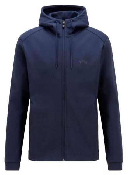BOSS Kapuzensweatjacke Herren Saggy Circle Jacke günstig online kaufen