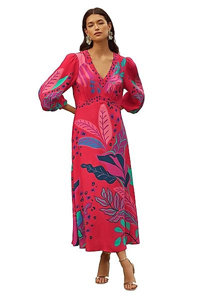 Love & Roses Midikleid Love & Roses Midikleid, Ballonärmel, Kurzgröße (1-tl günstig online kaufen