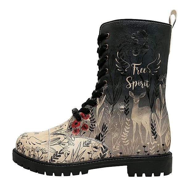 DOGO Schnürboots "Zipsy Free Spirit Damen Stiefel / Female", Vegan günstig online kaufen