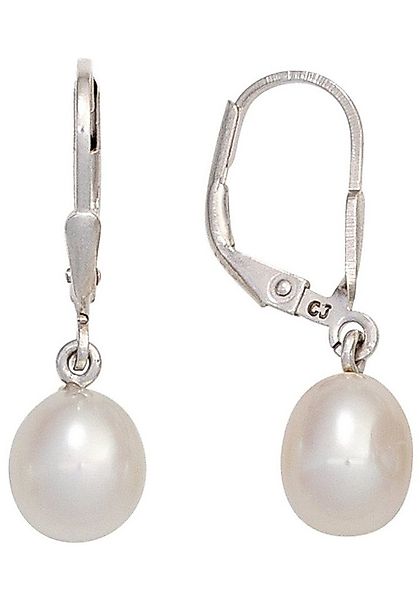 JOBO Perlenohrringe, 925 Silber mit Süßwasser-Zuchtperlen günstig online kaufen