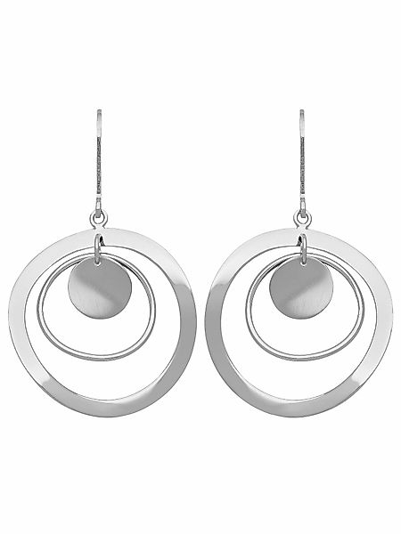 Adelia´s Paar Ohrhänger "1 Paar 925 Silber Ohrringe / Ohrhänger Ø 27 mm", 9 günstig online kaufen