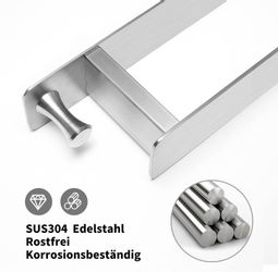 SURFOU Handtuchhalter Handtuchstange Ohne Bohren schwarz günstig online kaufen