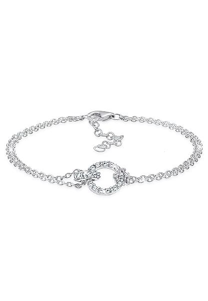 Elli Armband "Kreise Kristalle 925 Sterling Silber" günstig online kaufen
