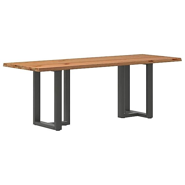 vidaXL Esstisch Esstisch mit Baumkanten 220x80x74 günstig online kaufen