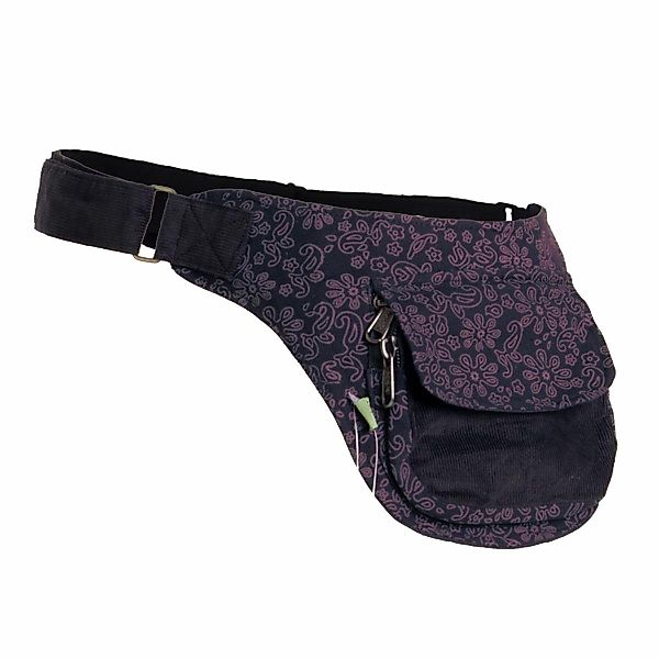Vishes Gürteltasche Bauchtasche aus Cord Baumwolle günstig online kaufen