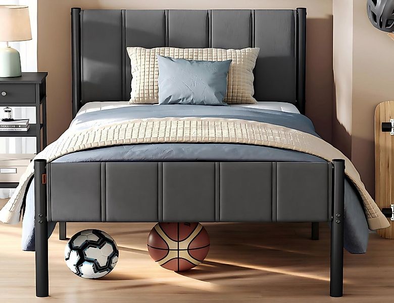 VASAGLE Polsterbett, mit gepolstertem Kopfteil, hochtragfähig, mehrere Größ günstig online kaufen