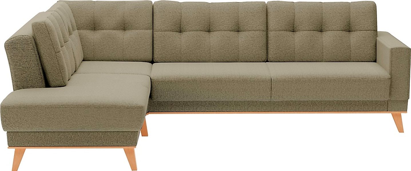 sit&more Ecksofa »Lavida L-Form« wahlweise mit Kippfunktion und Bettkasten günstig online kaufen