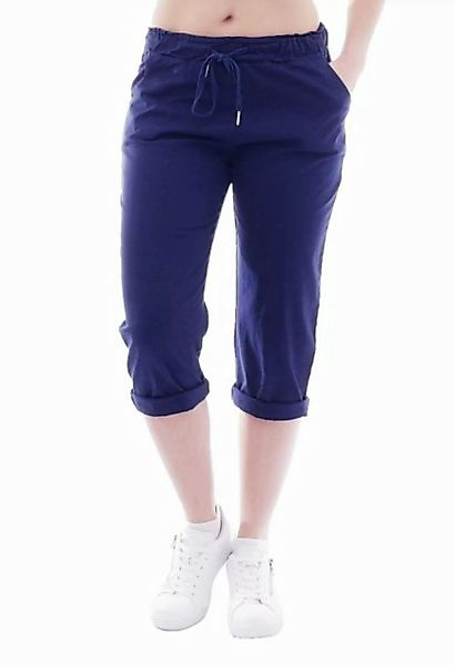 YESET Caprihose YESET Damen Chino Sommer Capri 3/4 Hose Damenhose Dunkelbla günstig online kaufen