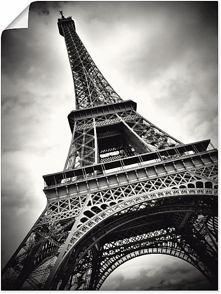Artland Wandbild "Eiffelturm Paris" Gebäude 1 Stk. tlg. als Leinwandbild, P günstig online kaufen