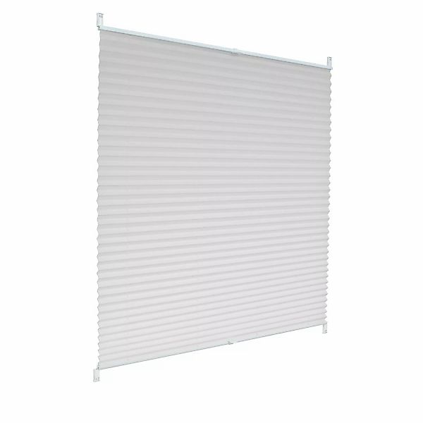 ECD Germany Plissee 45 x 100 cm Weiß Klemmfix EasyFix ohne Bohren günstig online kaufen