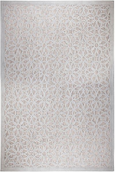 FLAIR RUGS Teppich "Salerno" rechteckig 4 mm Höhe Argento Geometrischer Inn günstig online kaufen