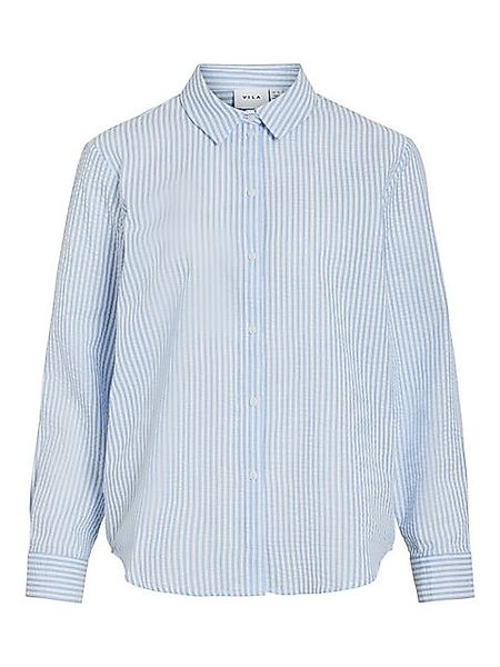 Vila Blusenshirt Gestreiftes Modell mit Kragen und langen Ärmeln VICORALINA günstig online kaufen