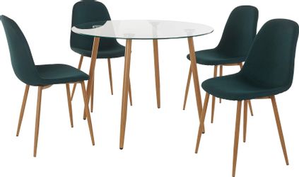 INOSIGN Essgruppe Miller, (Set, 5-tlg), Glastisch günstig online kaufen