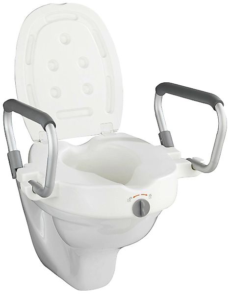 WENKO WC-Sitz Secura, SItzerhöhung mit Stützgriffen günstig online kaufen