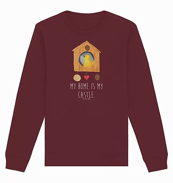 Mr. & Mrs. Panda Longpullover Vogel Haus Größe L - Burgundy - Geschenk, Pul günstig online kaufen