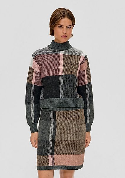 s.Oliver Longpullover Strickpullover Strickpullover aus Wollmix günstig online kaufen